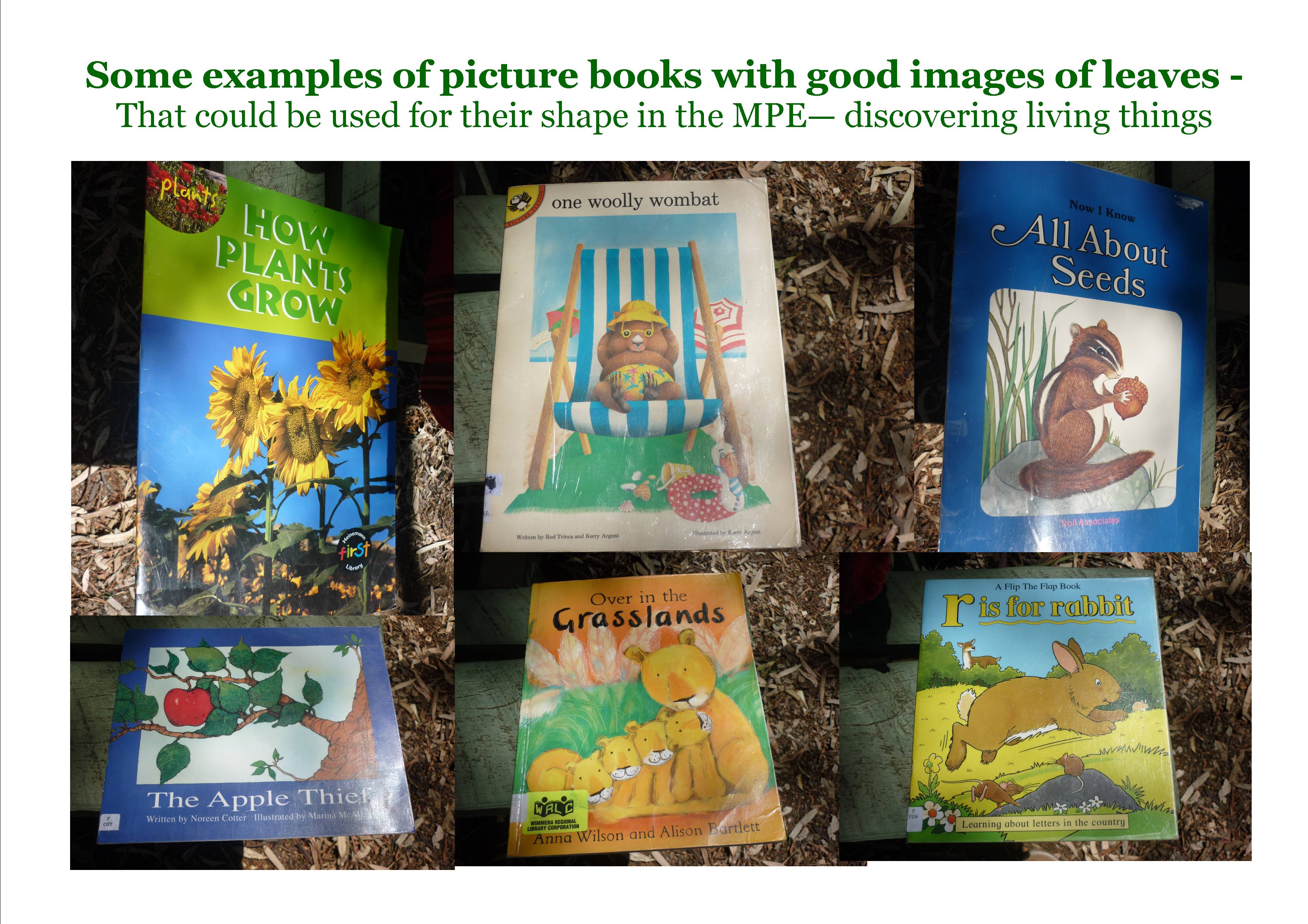 books with good leaf images